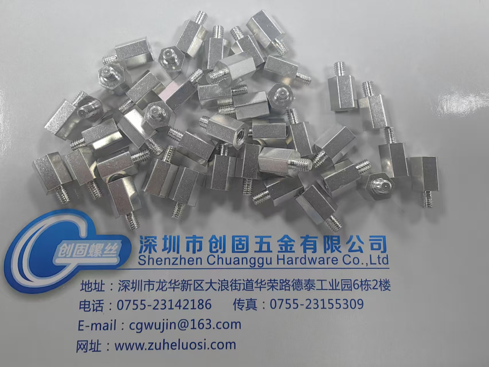 六角隔离柱  六角垫高柱  六角阴阳柱 黄铜 H62  M3*4 H=8  镀亮锡